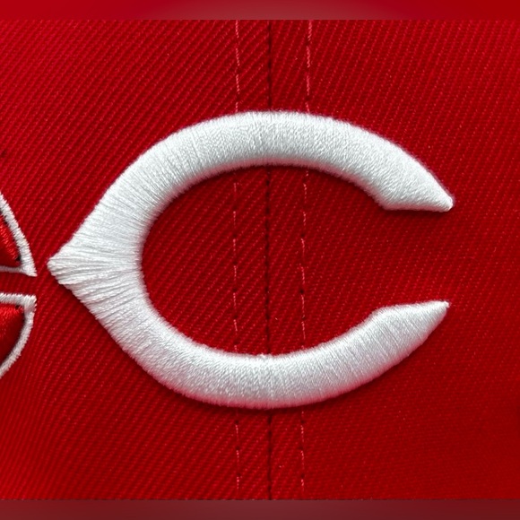 NEW Cincinnati Reds PRO STANDARD 1990 Champions Side Patch SnapBack Hat Pink UV - Picture 7 of 13